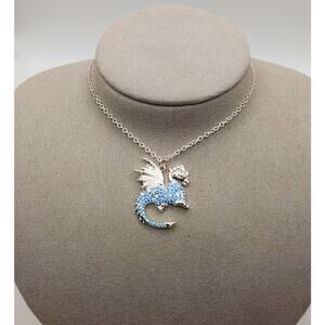 Alter Image Baby Dragon Necklace Crystal Stainless Steel 17"+2" Extender